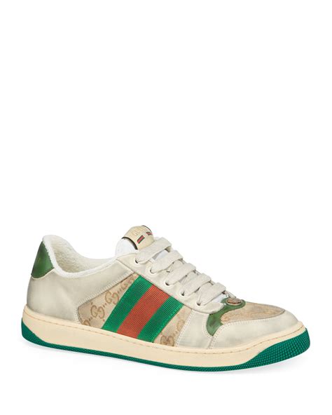 gucci gg canvas high-top sneaker|distressed gucci sneakers.